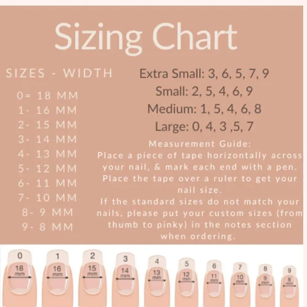 Abstract Design pressons - Picture 6 of 6